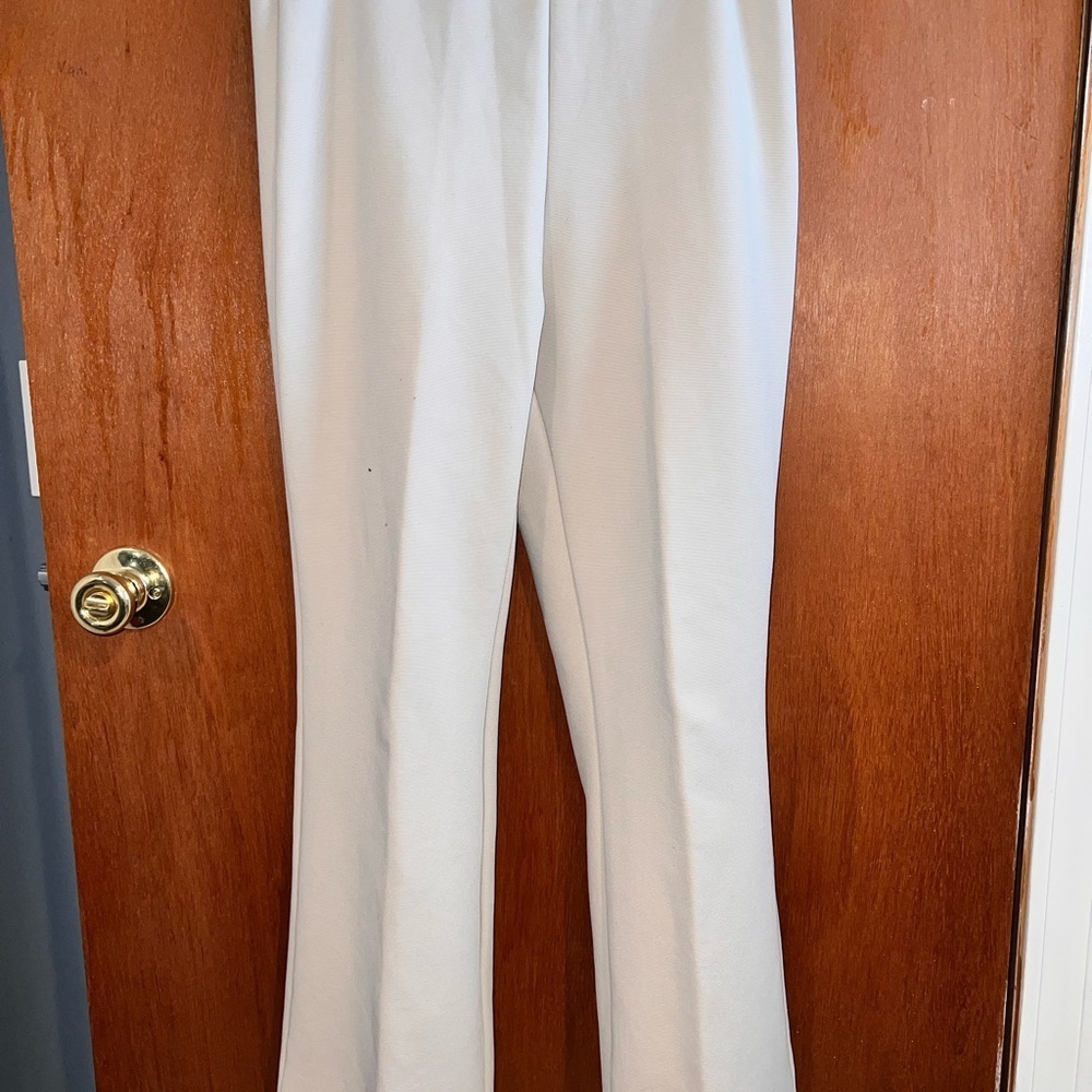 Chic cream Boot Cut Women's Pants